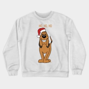 Bloodhound Santa Claus Crewneck Sweatshirt